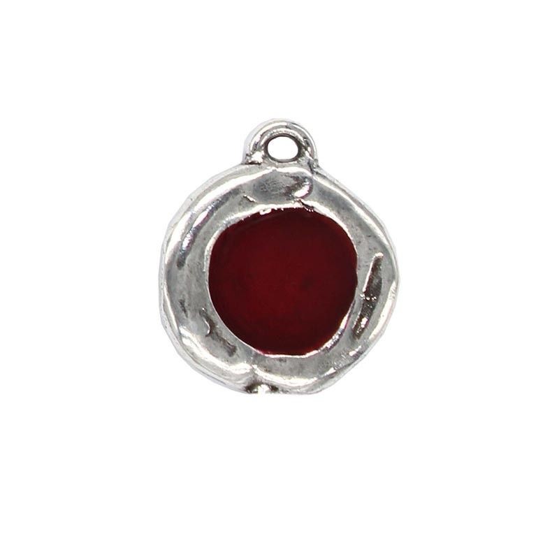 Pendant round flat color