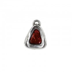 Pendant triangle of zamak with several color