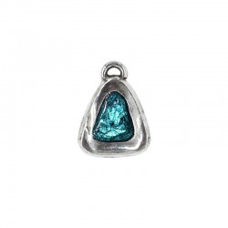 Pendant triangle of zamak with several color