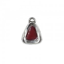 Pendant triangle of zamak with several color