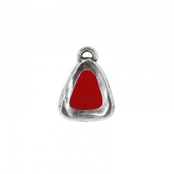 Pendant triangle of zamak with several color