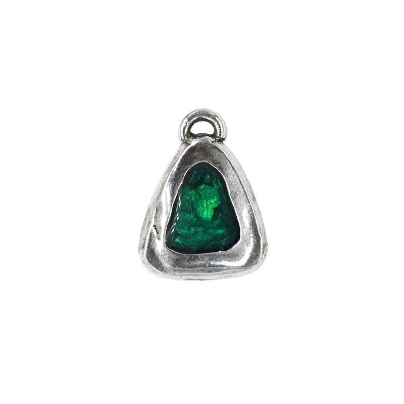 Pendant triangle of zamak with several color
