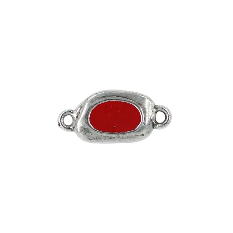 Connector elongated with enamel colors