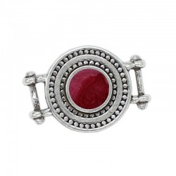 Connector for bracelets-colored, round