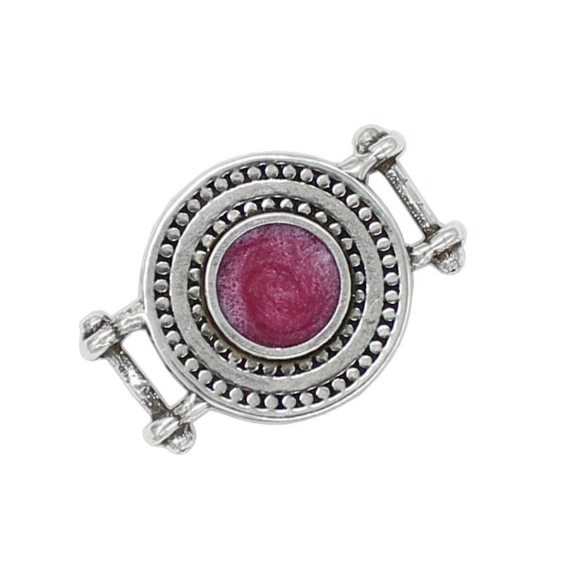 Connecteur pour des bracelets de couleur, de la ronde