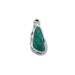 Hanging uneven with enamel zamak and silver