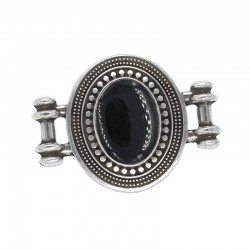 Connector oval with enamel color