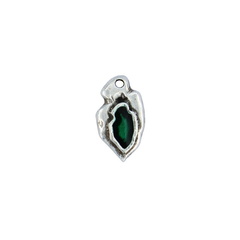 Charms tip with enamel