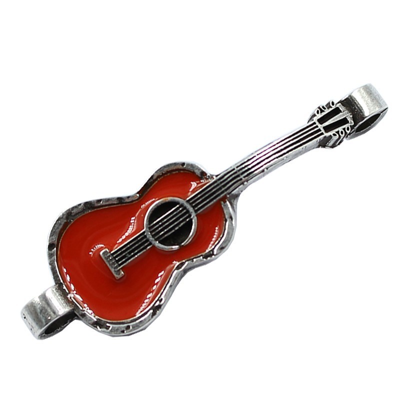 Guitar zamak with enamel