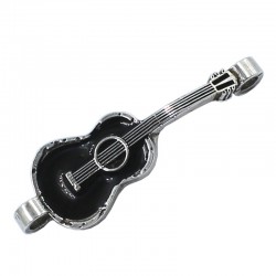 Guitarra de zamak con esmalte