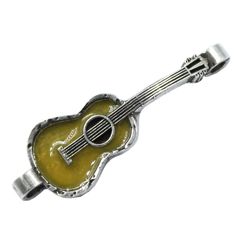 Guitare zamak avec de l'émail