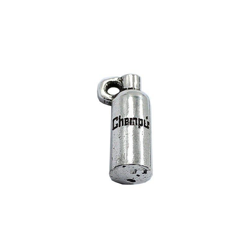 Hanging shampoo bottle
