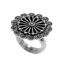Anillo zamak mandala