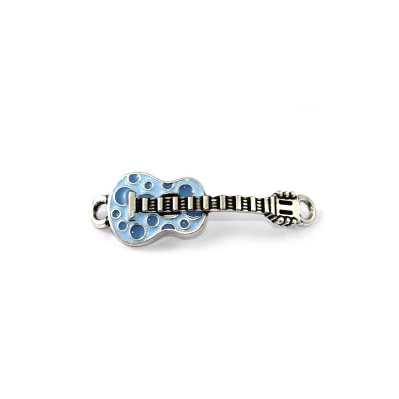 Bijou de guitare couleur fait de zamak et de l'argent 