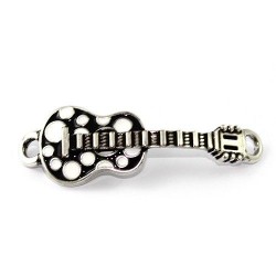 Bijou de guitare couleur fait de zamak et de l'argent 