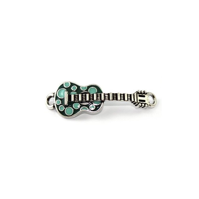 Bijou de guitare couleur fait de zamak et de l'argent 