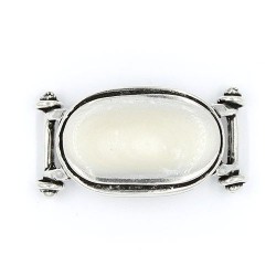 Perles pour bracelets ovale cabochon
