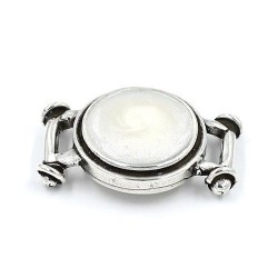 Perles pour bracelets cabochon rond couleurs
