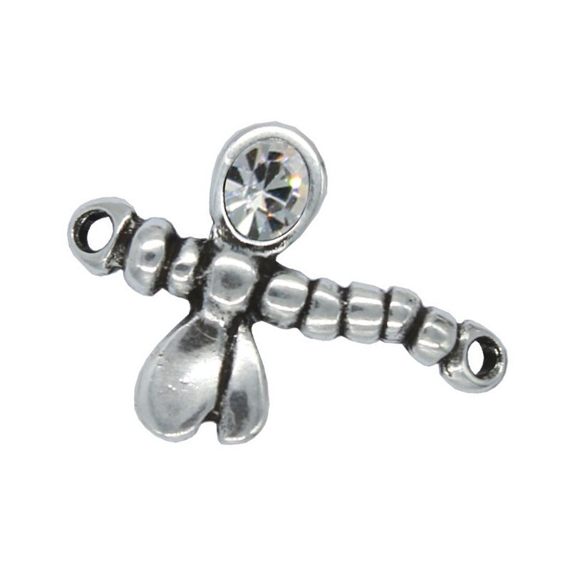 Connecteur libellule avec Swarovski