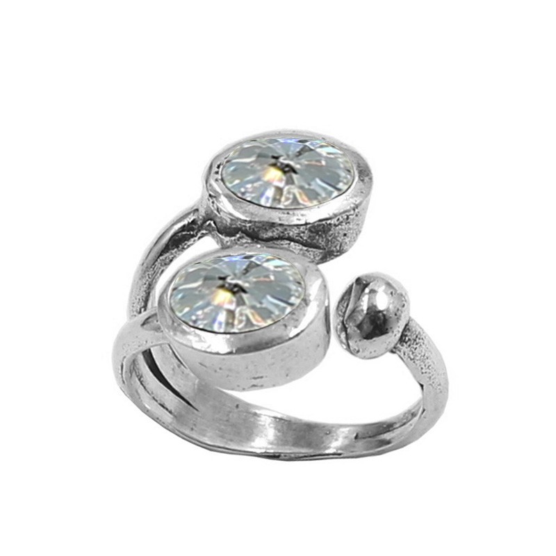 Anillo doble Swarovski