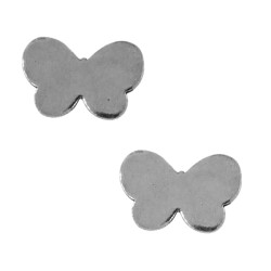 Butterfly shaped stud earrings