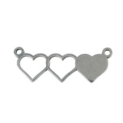 Colgante tres corazones