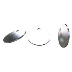 Plain sheet metal pendant...