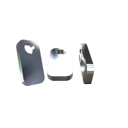 Colgante chapa 8x4mm 25 Uds