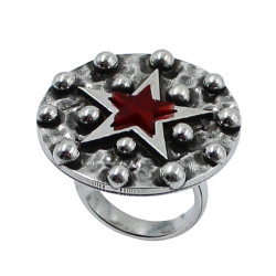 Bague étoile cristal