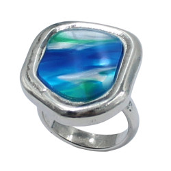 Anillo desigual cristal