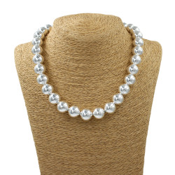 14mm beads necklace