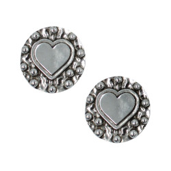 Earrings with heart