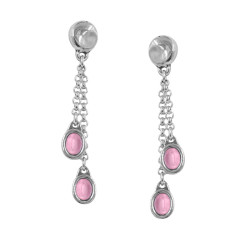Pendientes largos con cadena