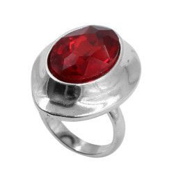 Anillo grande con piedra...