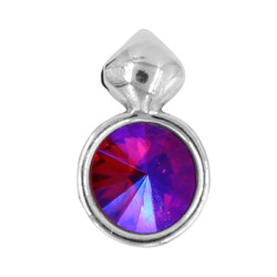 Pendant with round stone