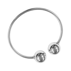 Bracelet ouvert orné de...