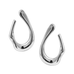 Organic-design earrings