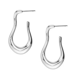 Open teardrop-shaped earrings