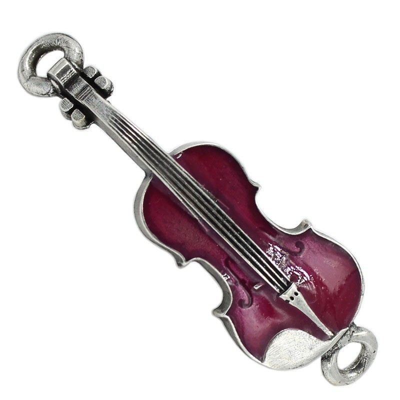 Bijou violon zamak couleur